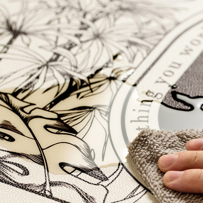 black tulip shelf mat