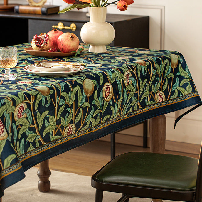 american retro pomegranate table cloth