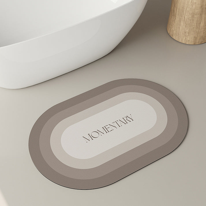 3color momentary gradation bath mat