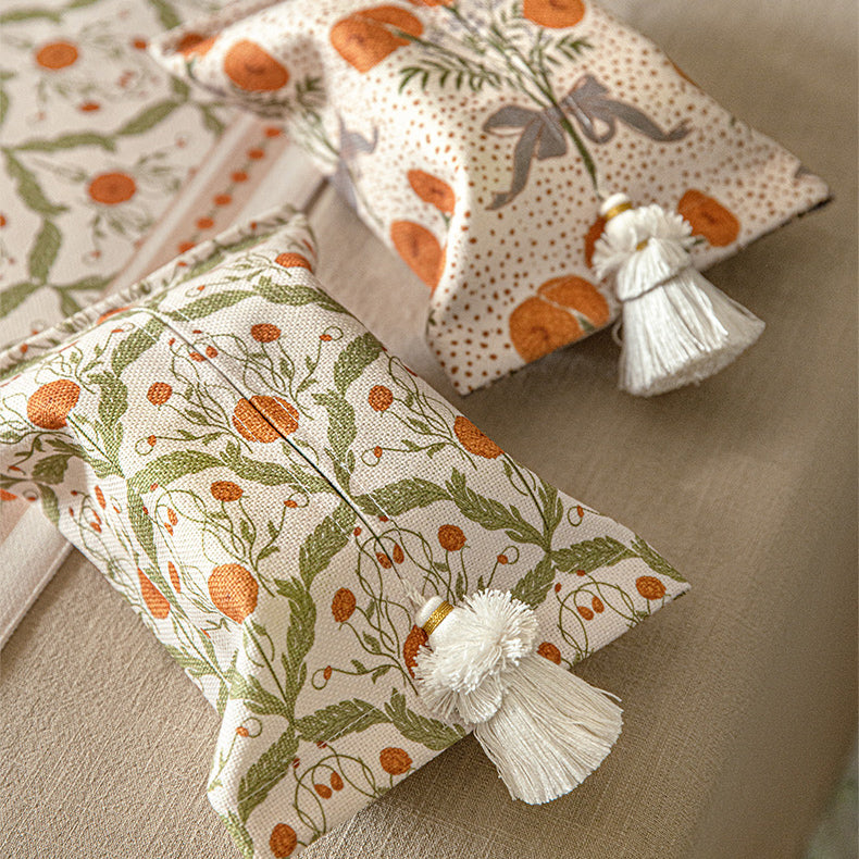 orange margarita tissue case