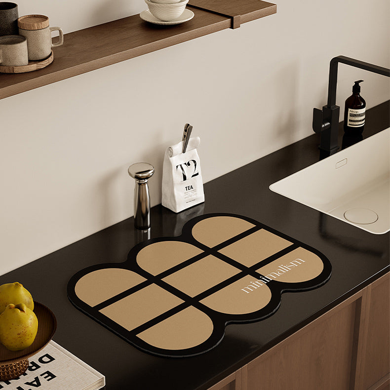 minimalism retro sink mat