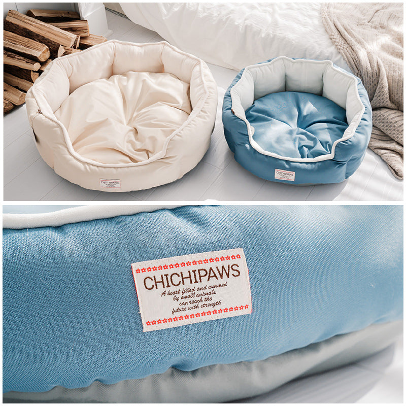 2color enclosure cushion bed