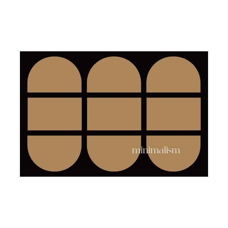 minimalism retro door mat