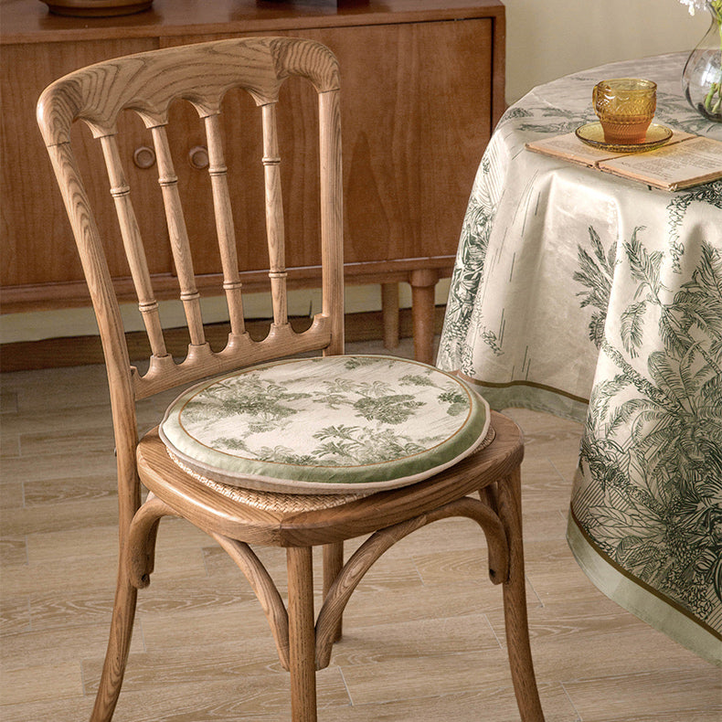 green safari round & square cushion