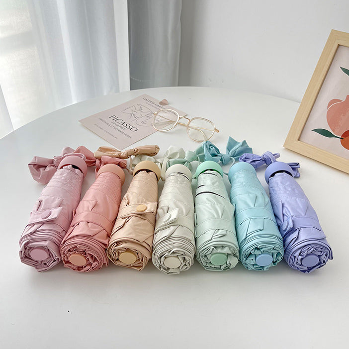 8color pastel folding parasol
