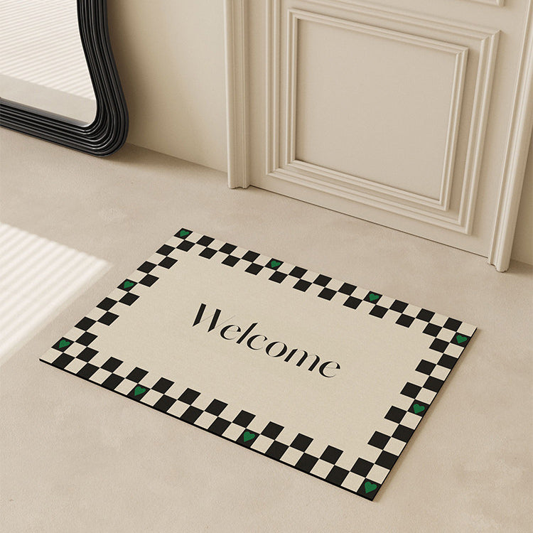 4color welcome waterproof door mat