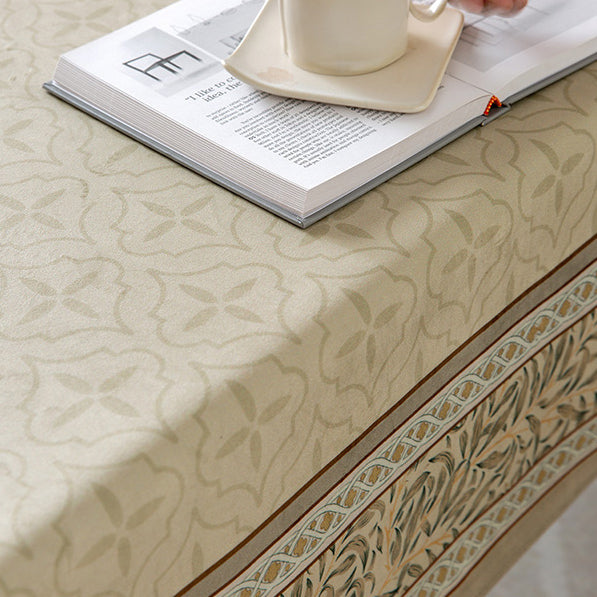 leaves art logo table cloth
