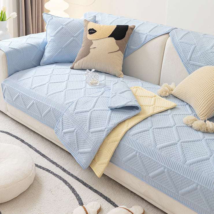 5color diamond stitch sofa cover