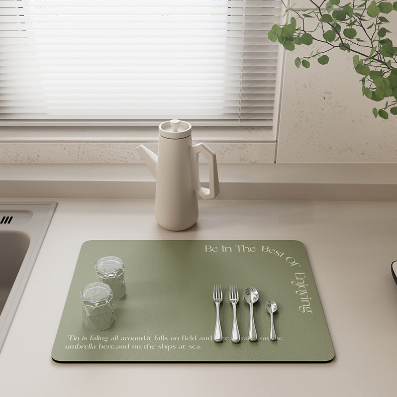 2design water absorption sink mat