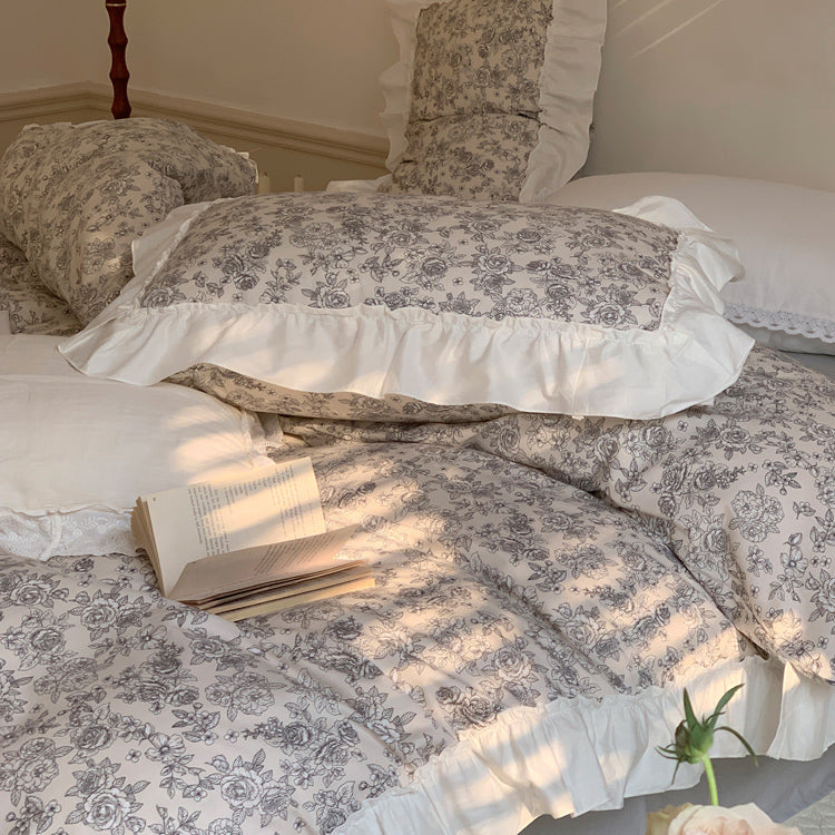 6design vintage flower bedlinen set