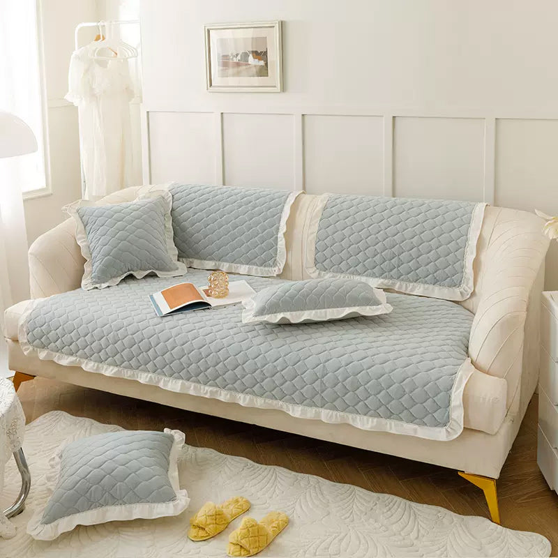 8color moroccan frill sofa cover