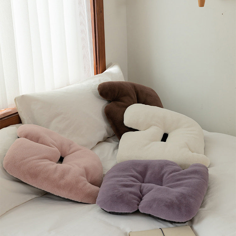 4color square donut cushion