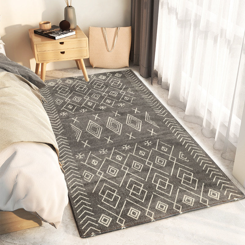 10design gray tile carpet