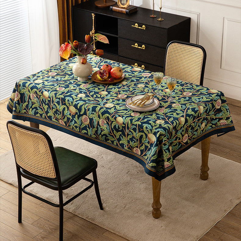american retro pomegranate table cloth