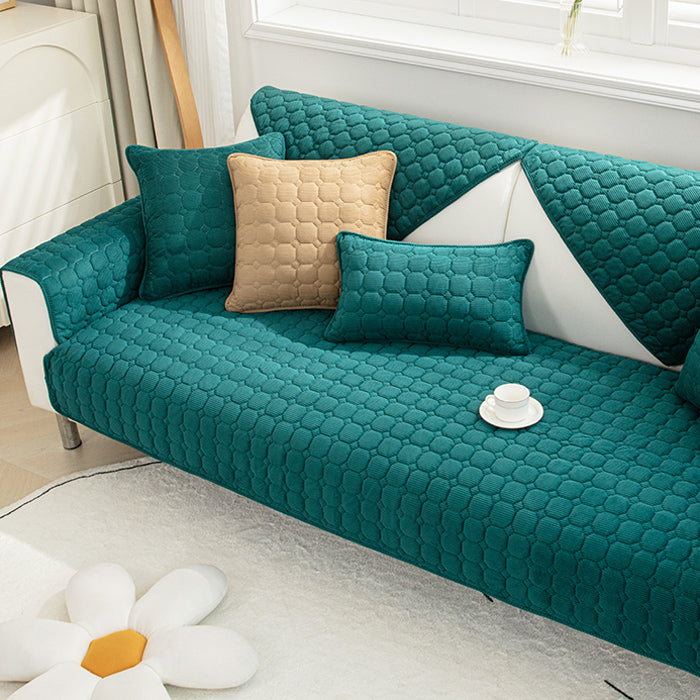6color corduroy quilting sofa cover