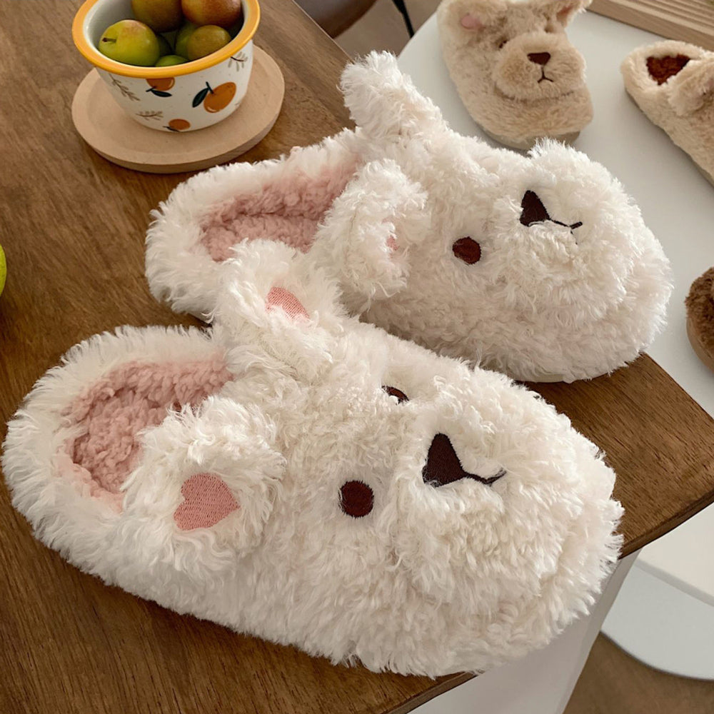 3color far bear roomshoes