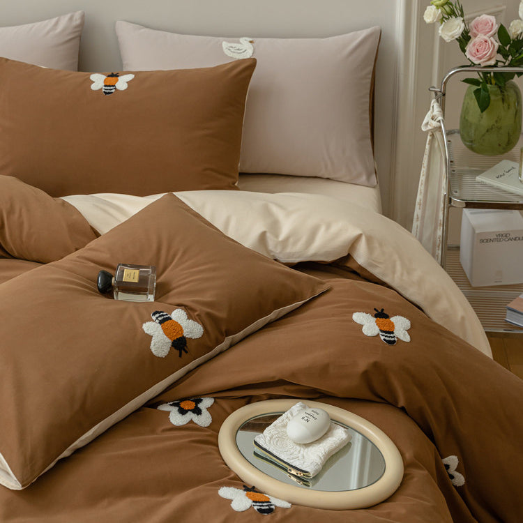 5design boa embroidery bedlinen set