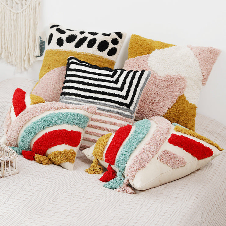 5design mottled colorful cushion