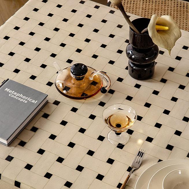 2design brown retro table cloth