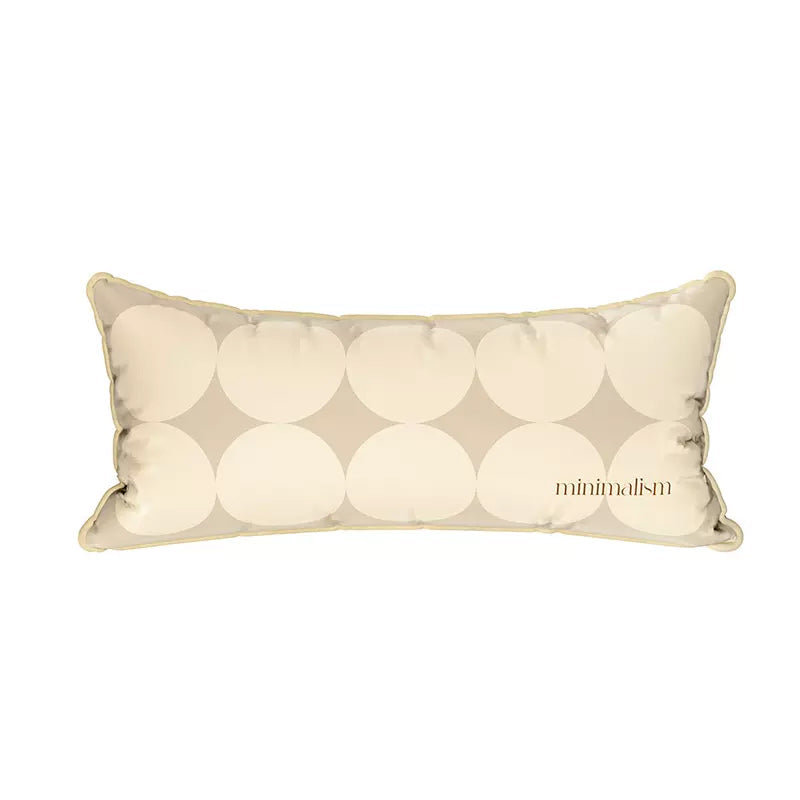 brown circle minimalism cushion