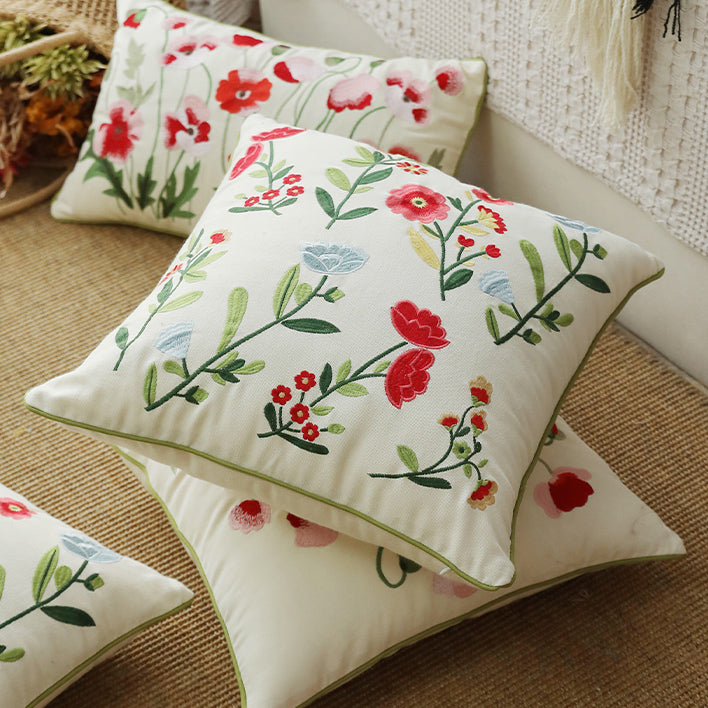 2design colorful retro flower cushion