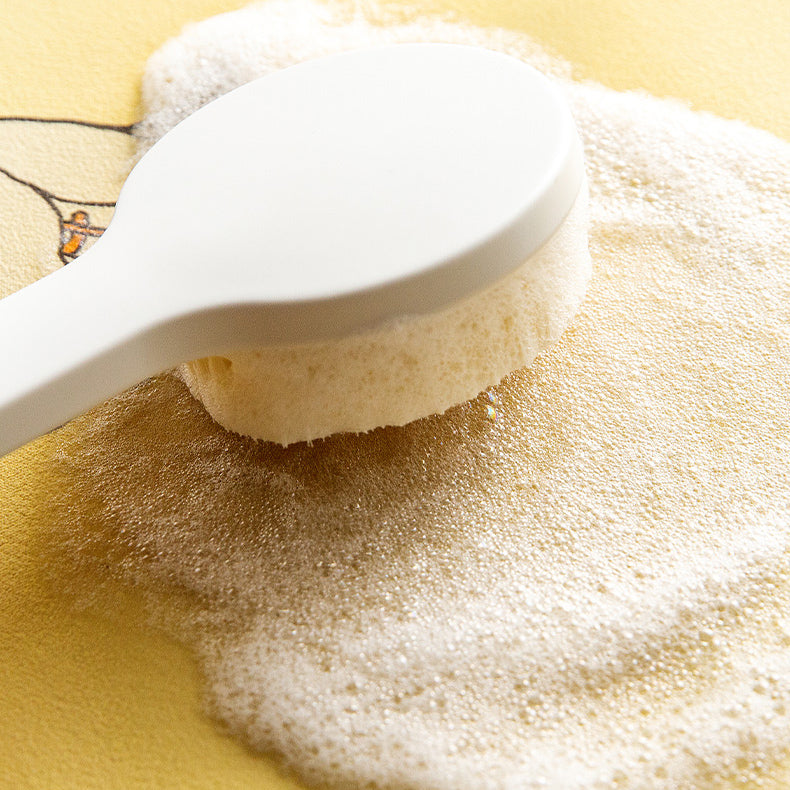 black toile de Jouy bath mat