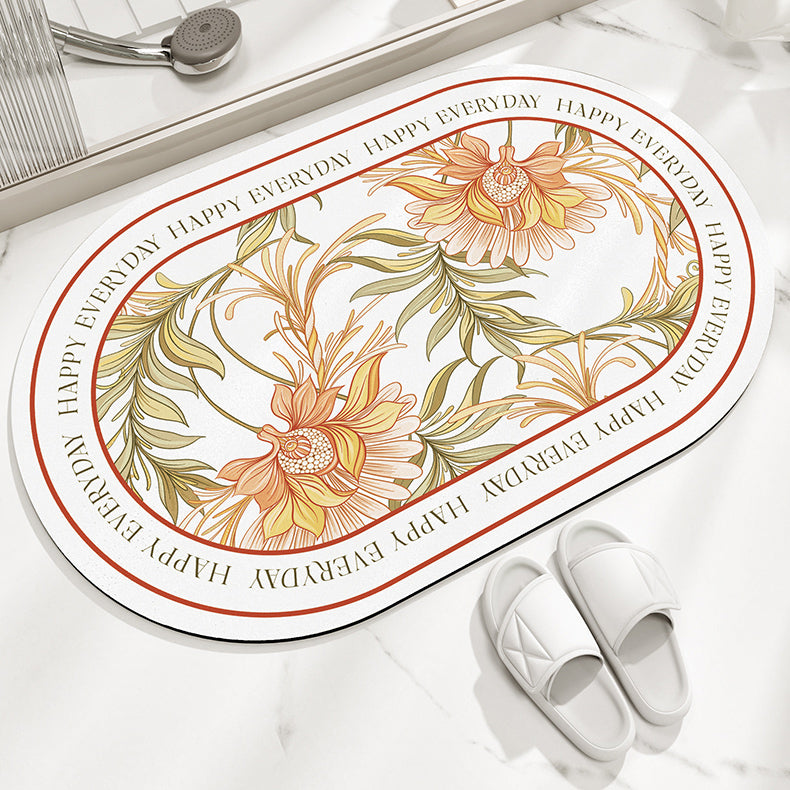 7design elegant logo bath mat