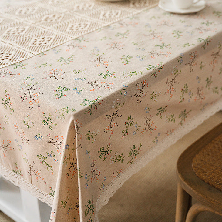 4design country flower table cloth