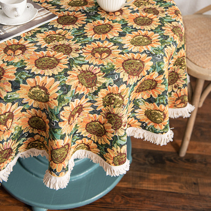 sunflower table cloth