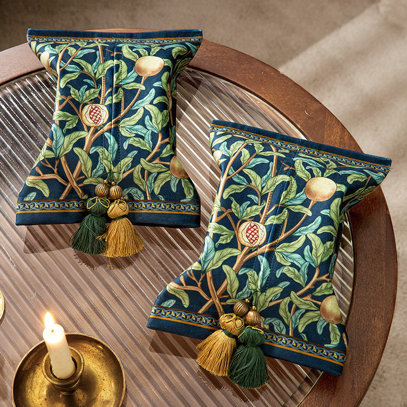 american retro pomegranate tissue case