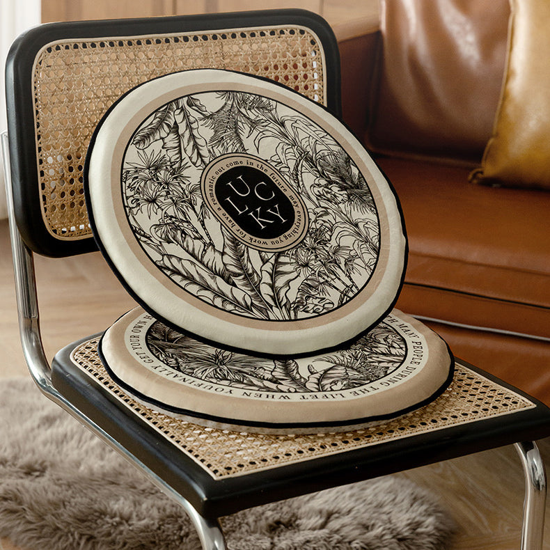 lucky logo luxury cushion