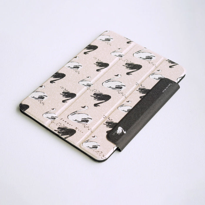 swan shadow iPad case