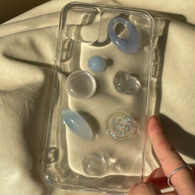 clear blue stone iPhonecase