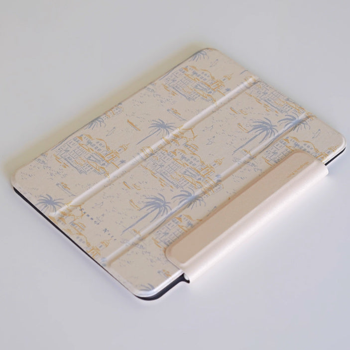 sunset harbor iPad case
