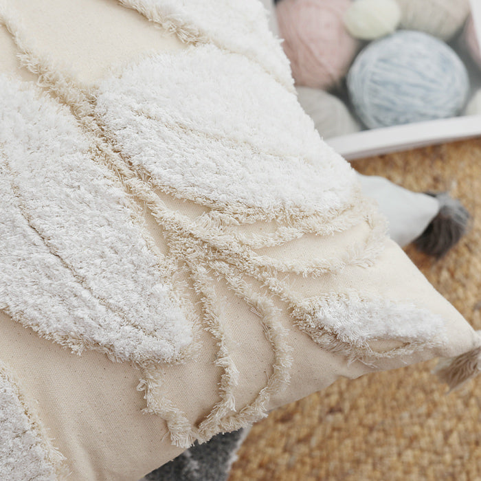 3color boa leaf cushion