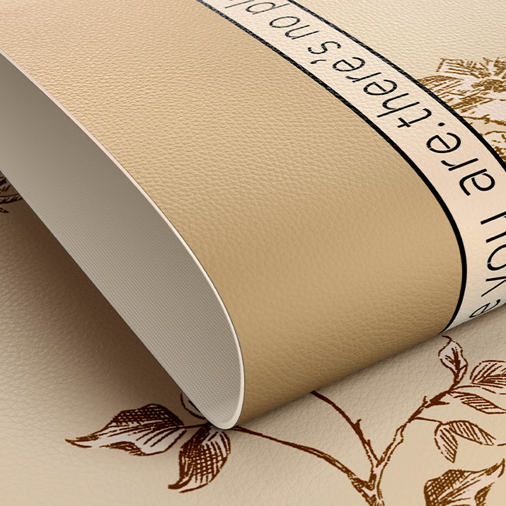 south wood beige shelf mat