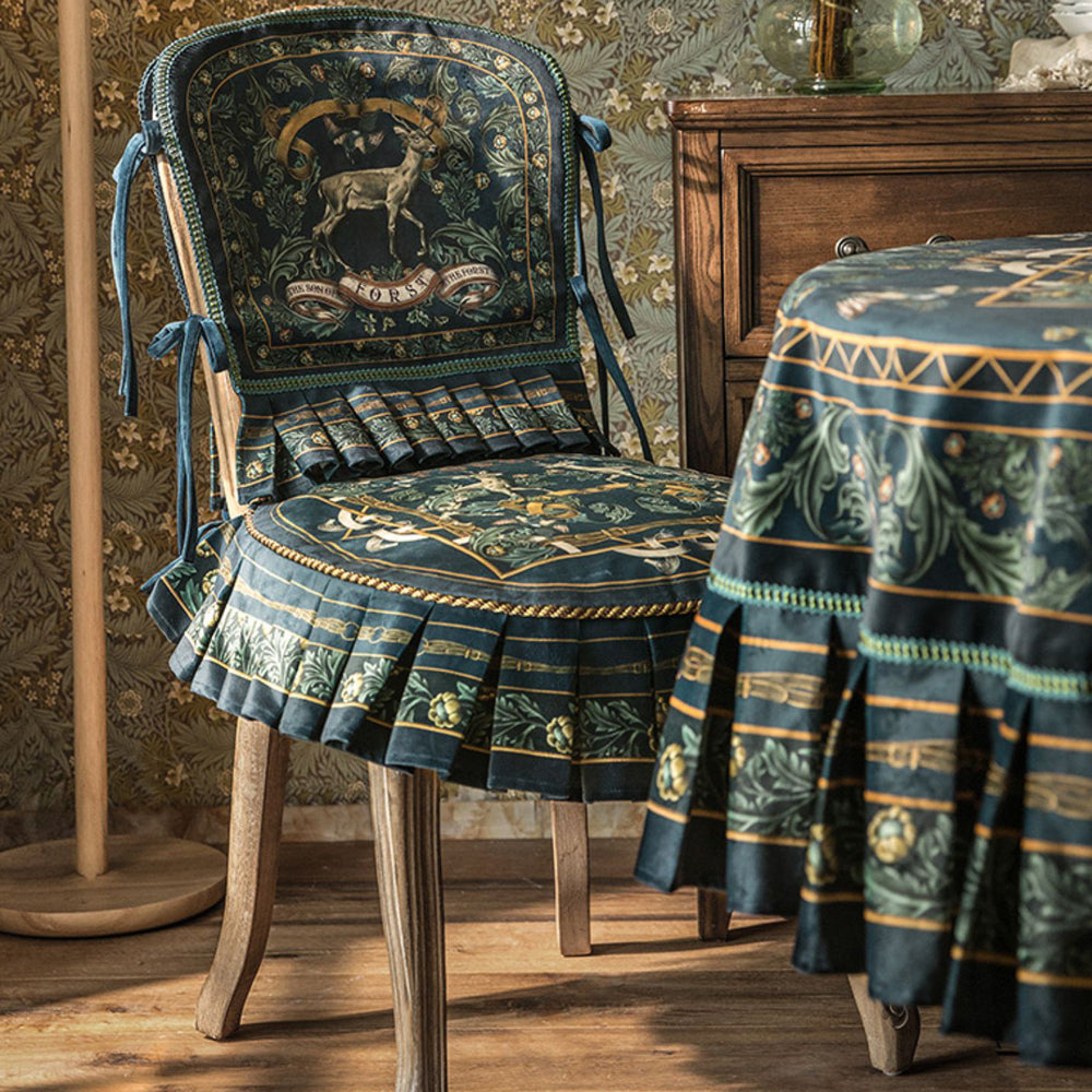 dark forest chair cover & cushion