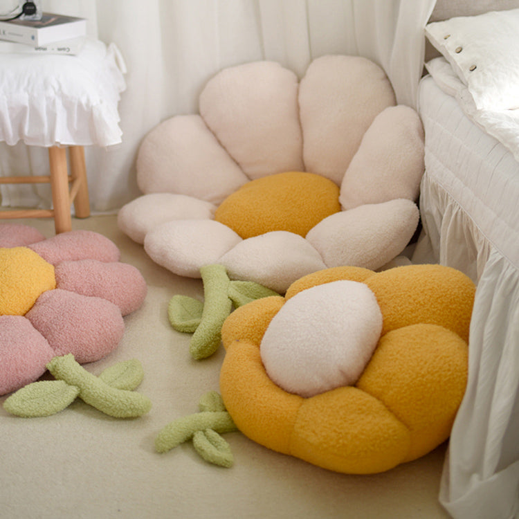 2design 5color big flower cushion