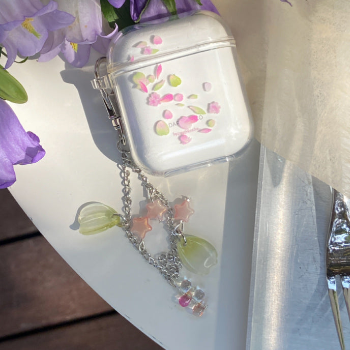 flower drop Airpods case