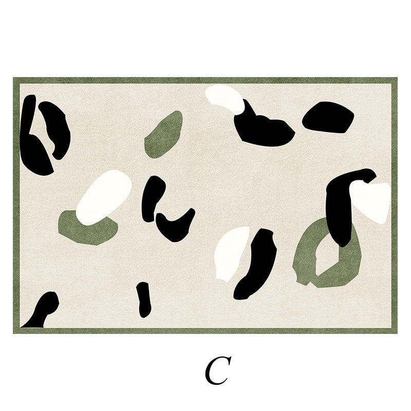 7design modern art square carpet