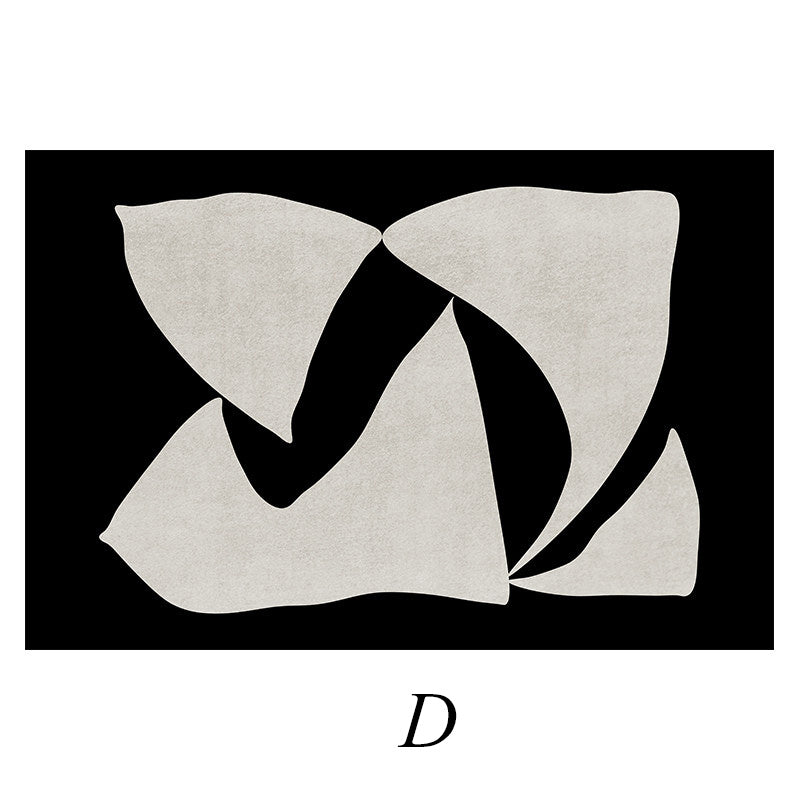 7design modern art square carpet