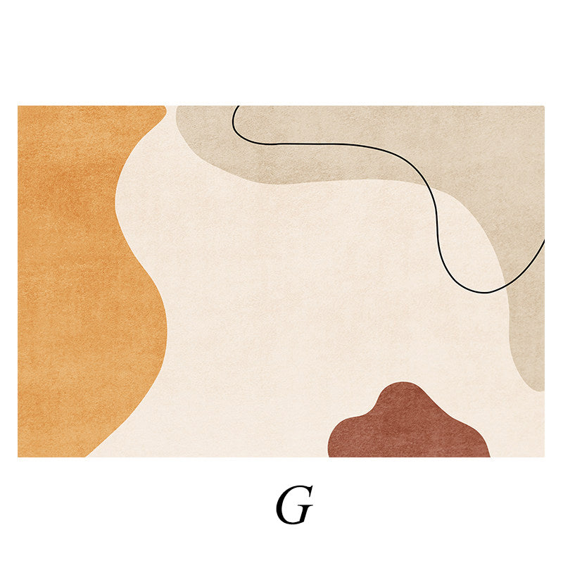 7design modern art square carpet