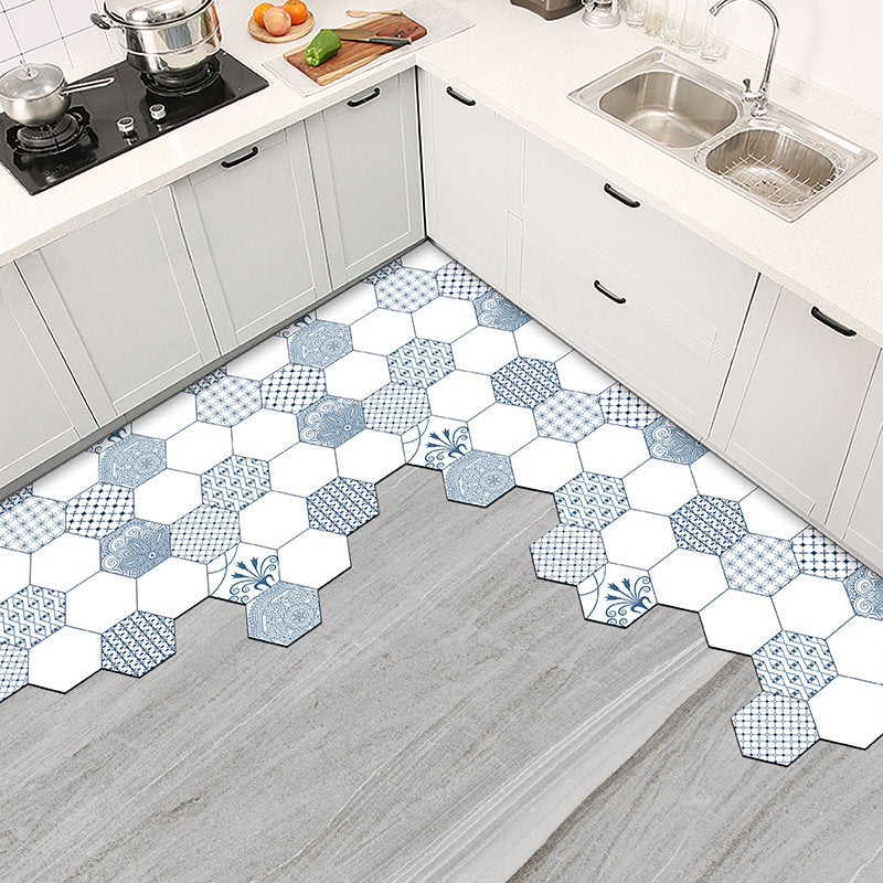 9design tile style square kitchen mat