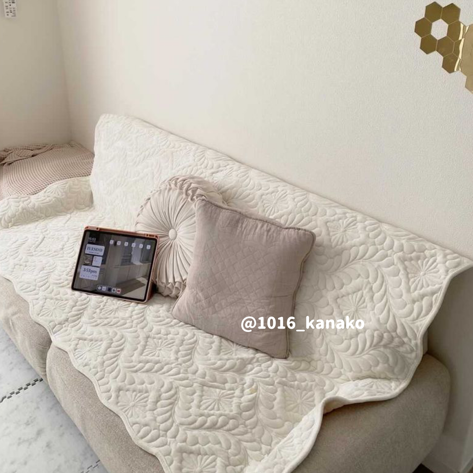 6color flannel sofa cover