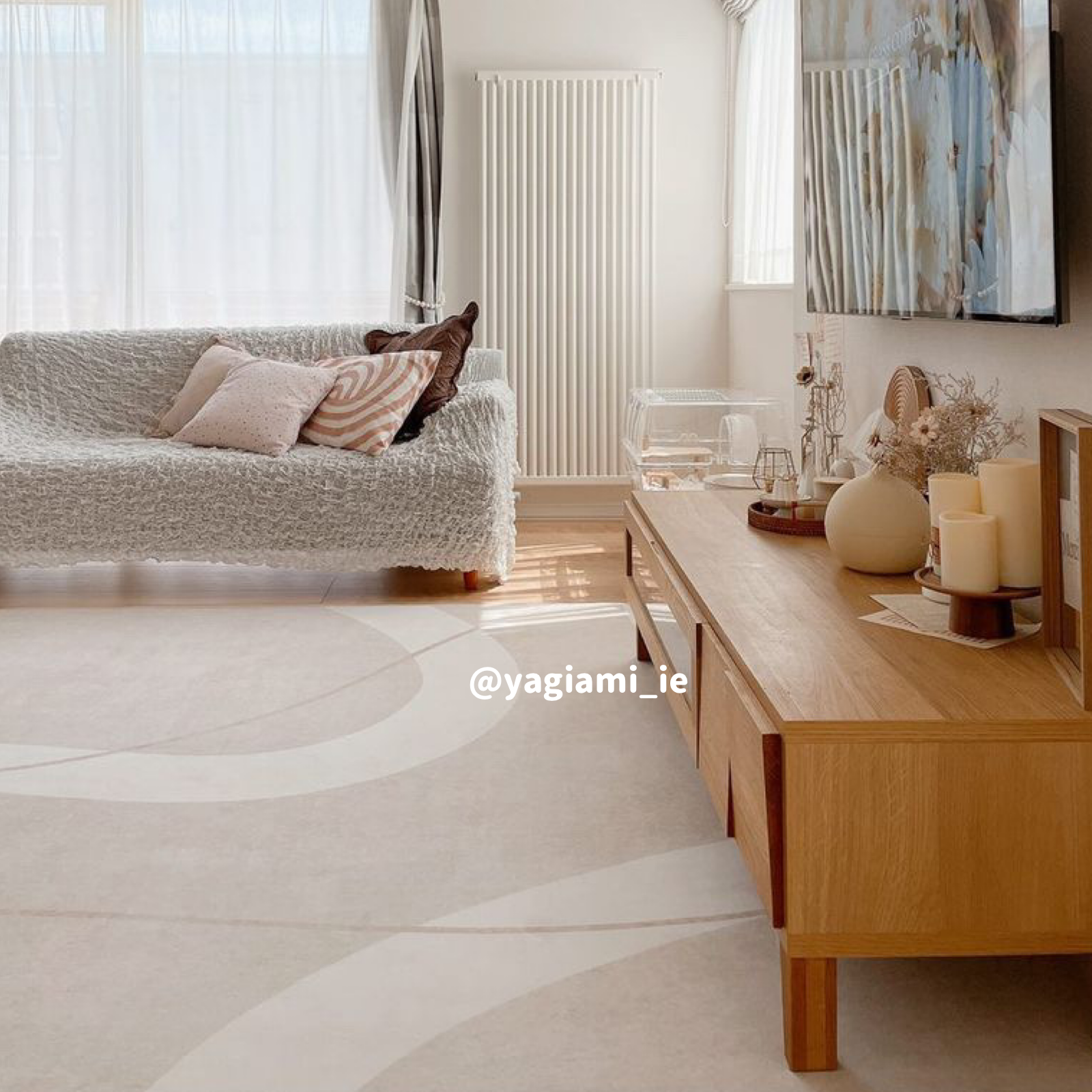 【ベストセラー】light color 8design square carpet