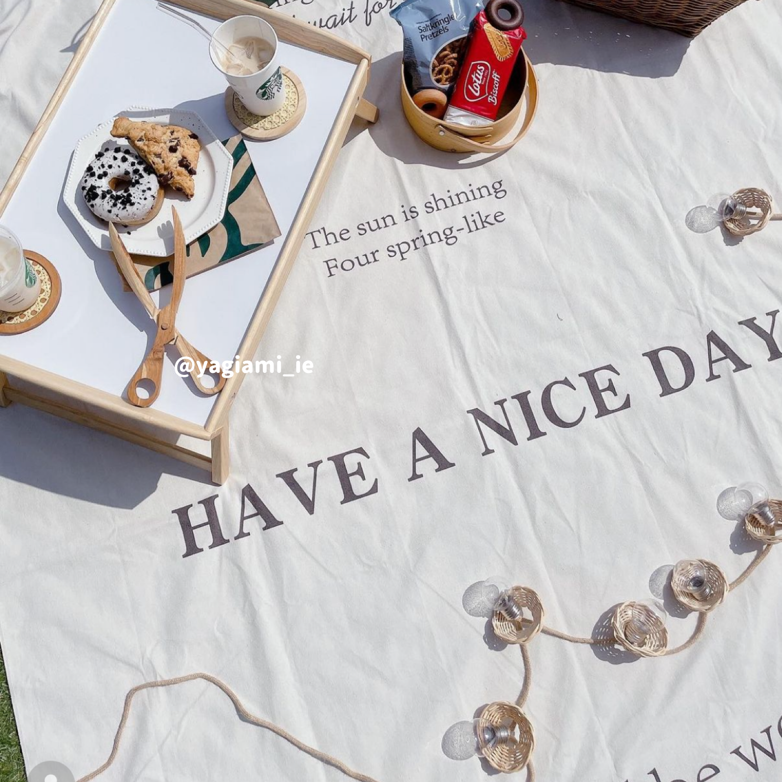 8design logo picnic sheet