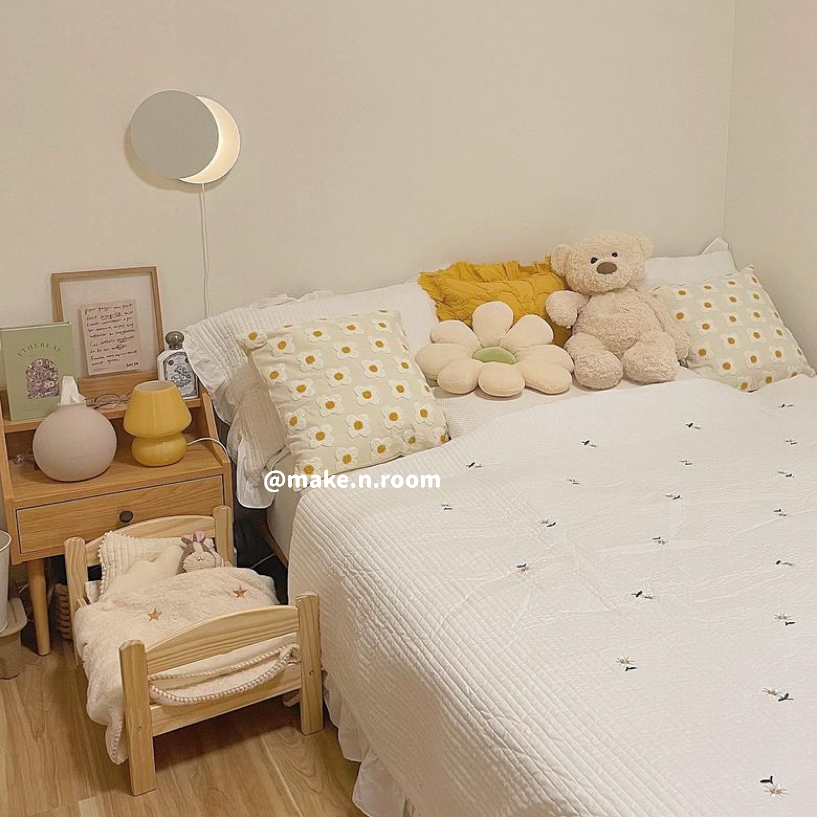 6color boa flower cushion