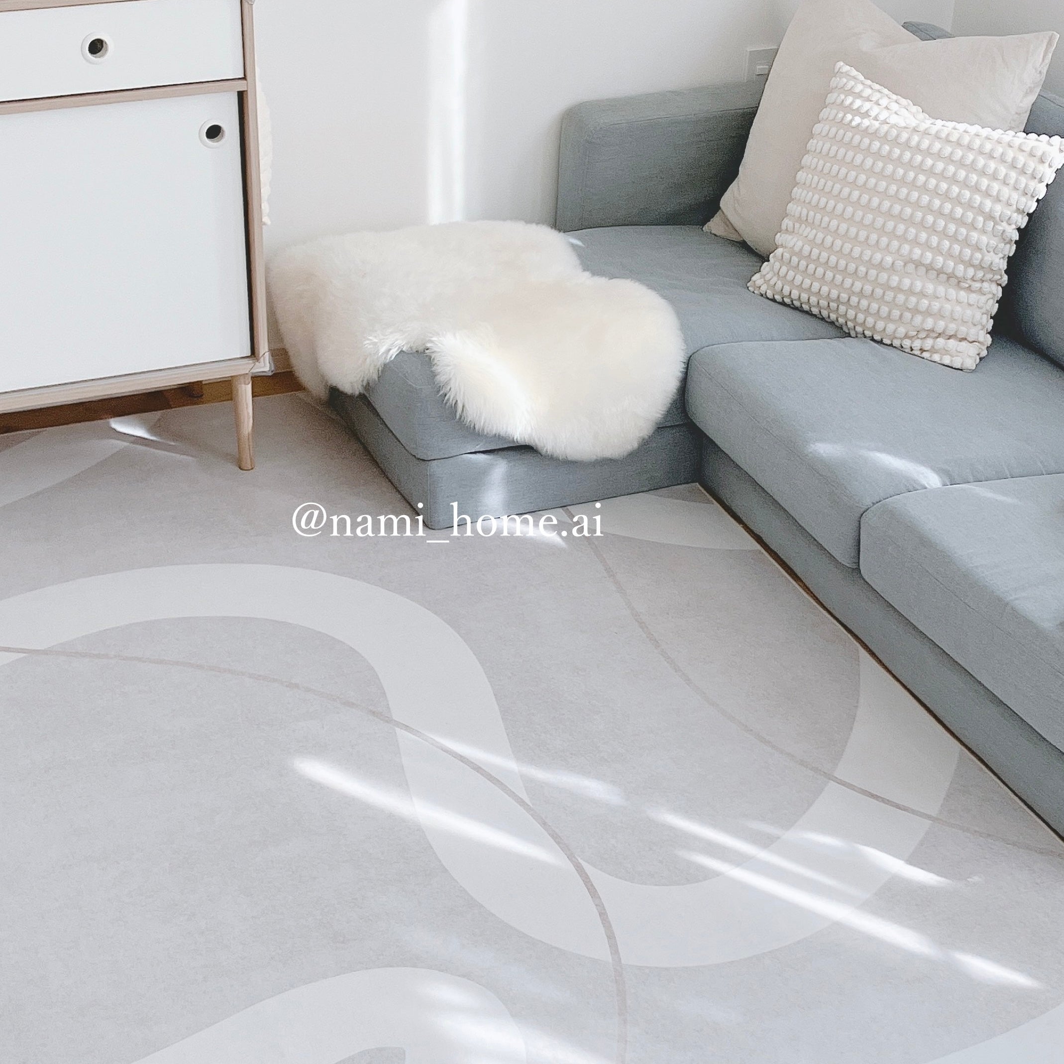 【ベストセラー】light color 8design square carpet