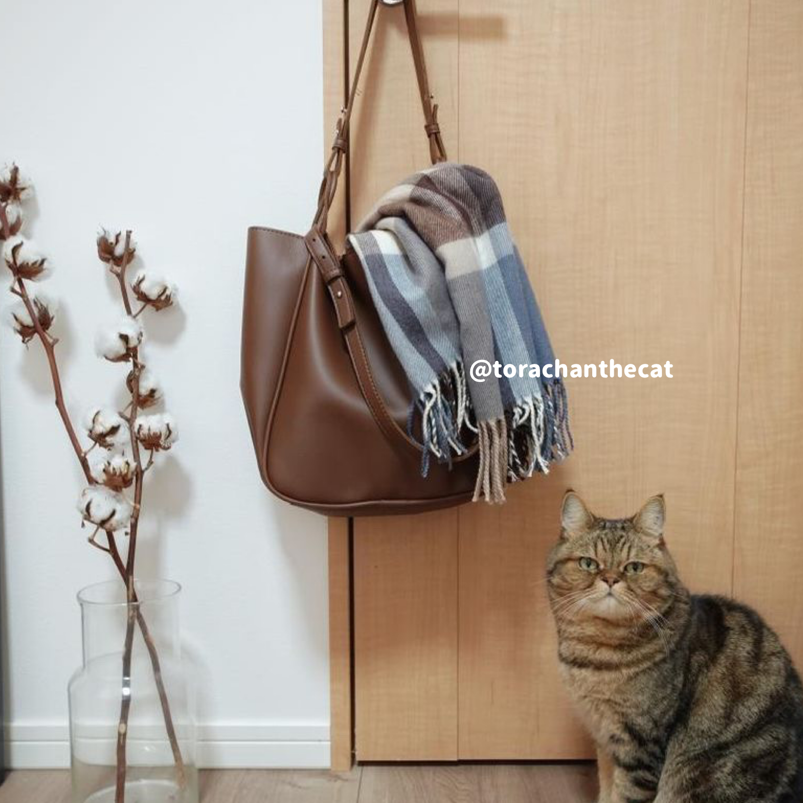 retro 3color round bag