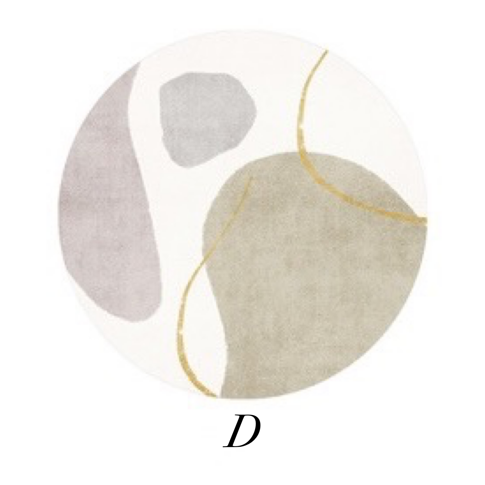 【ベストセラー】luxury 6design round mat